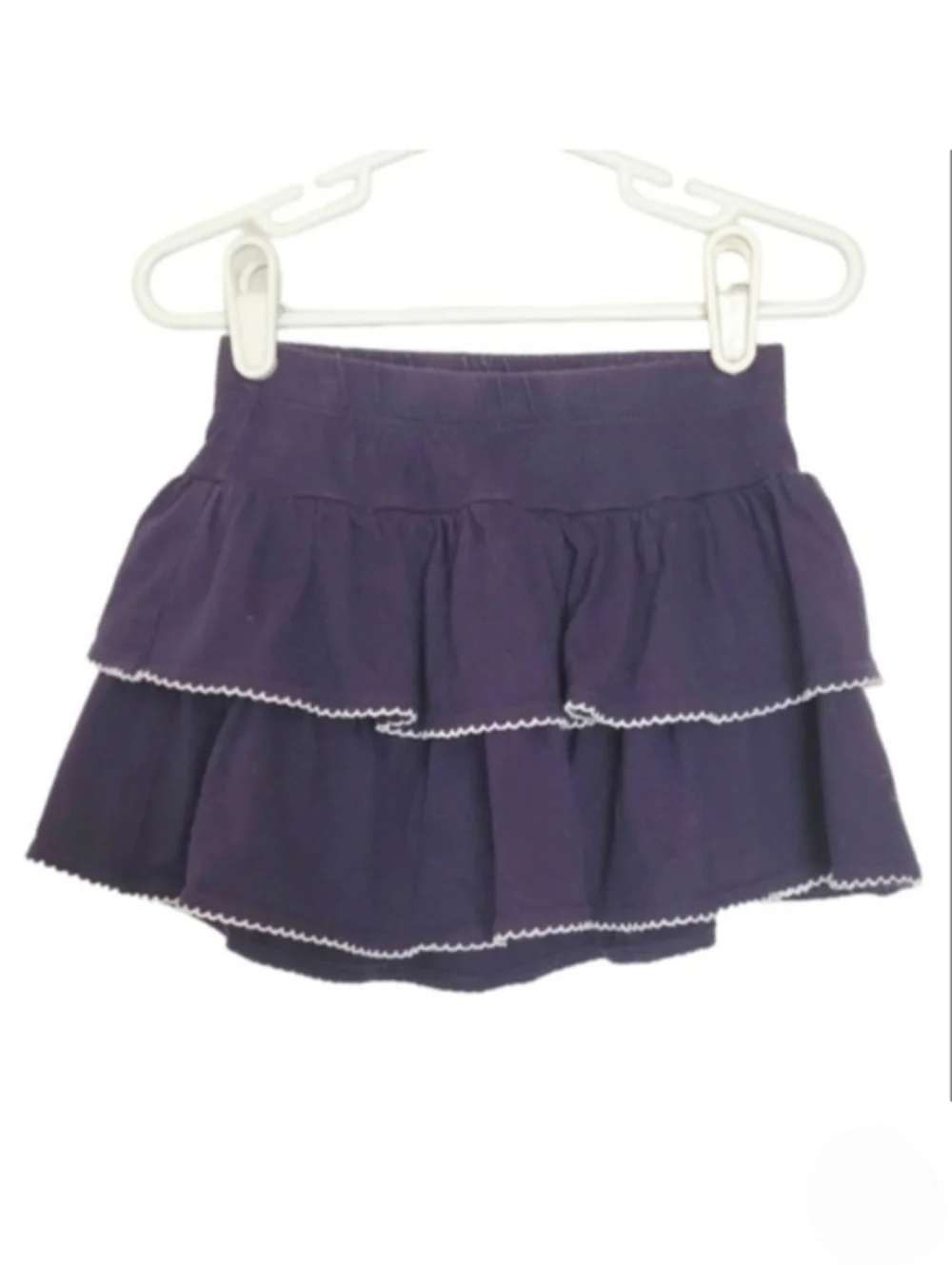 K1212 * Gymboree Tiered Ruffle Skirt Blue White Size 3T
